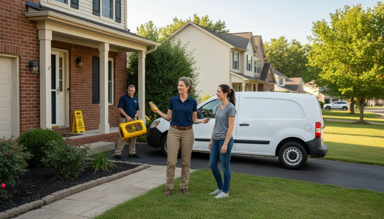 Water restoration image for Home Water Damage Repair in Yorktown, AR